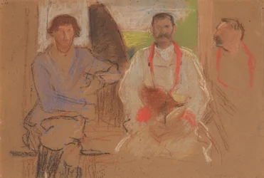 Błażej Czepiec und Franciszek Ptak in der Kammer in Bronowice